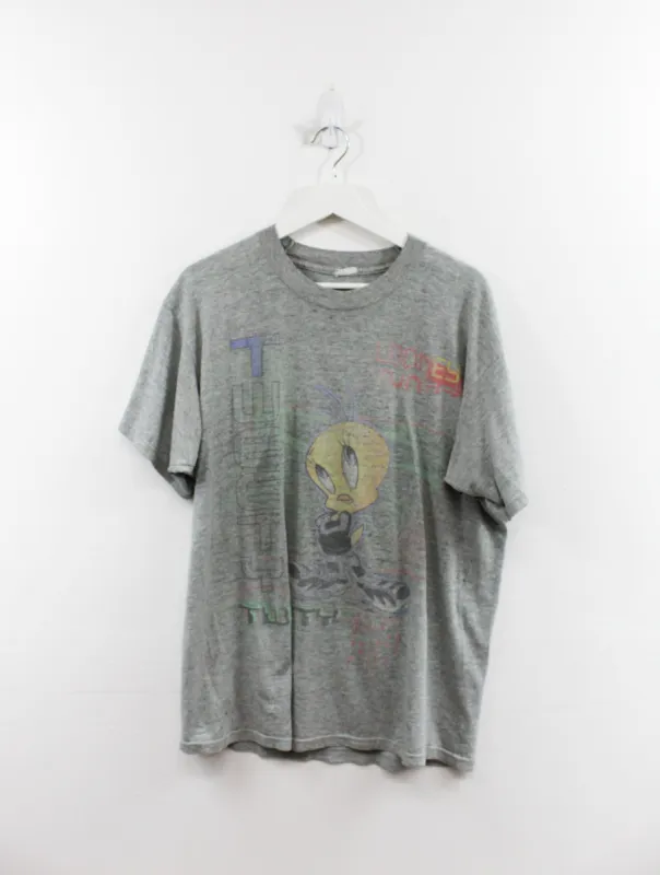 Vintage Looney Tunes Tweety Bird Graphic Tee sold by HG Vintage