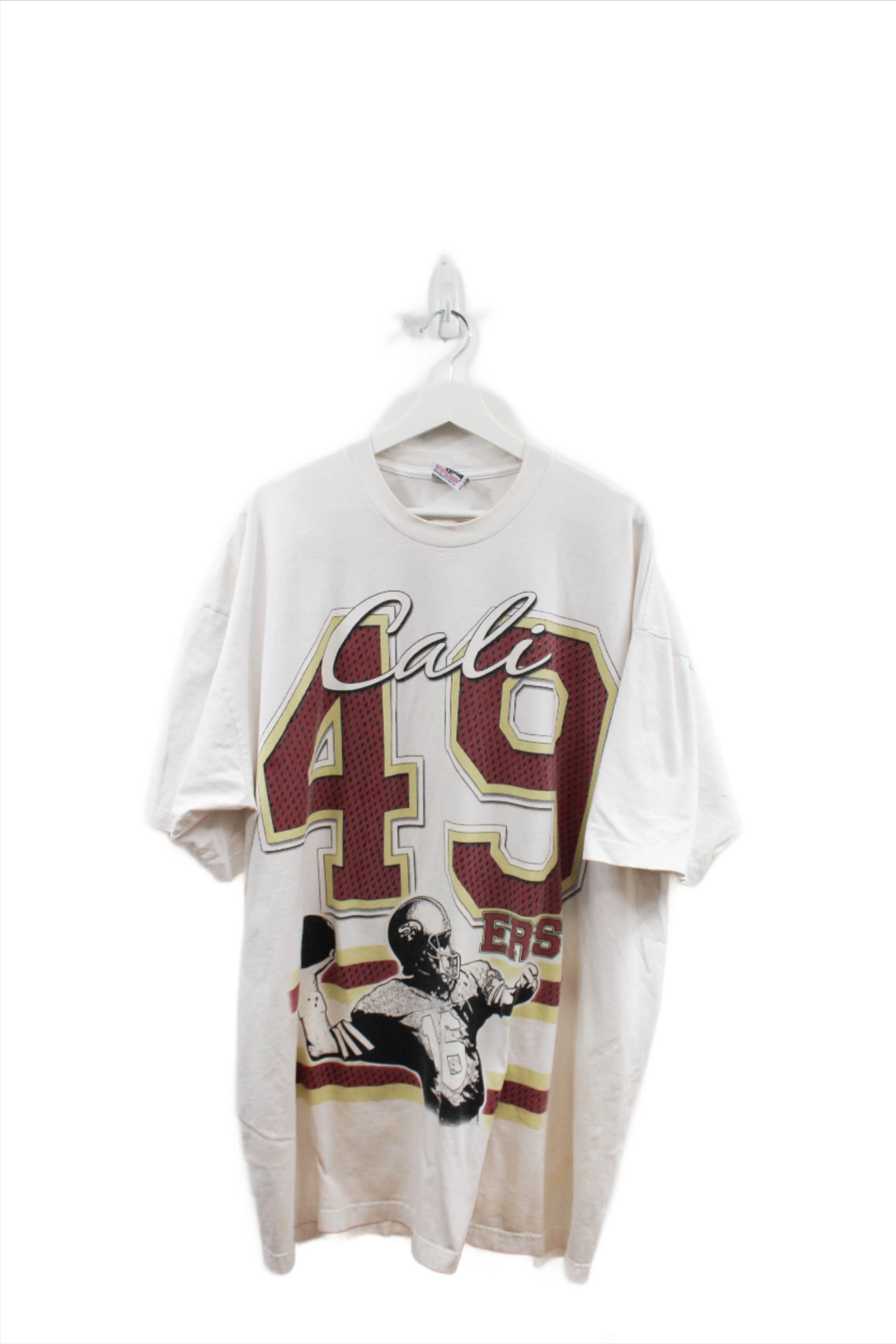 X - Vintage NFL San Francisco 49ers Joe Montana Graphic Tee sold by HG Vintage