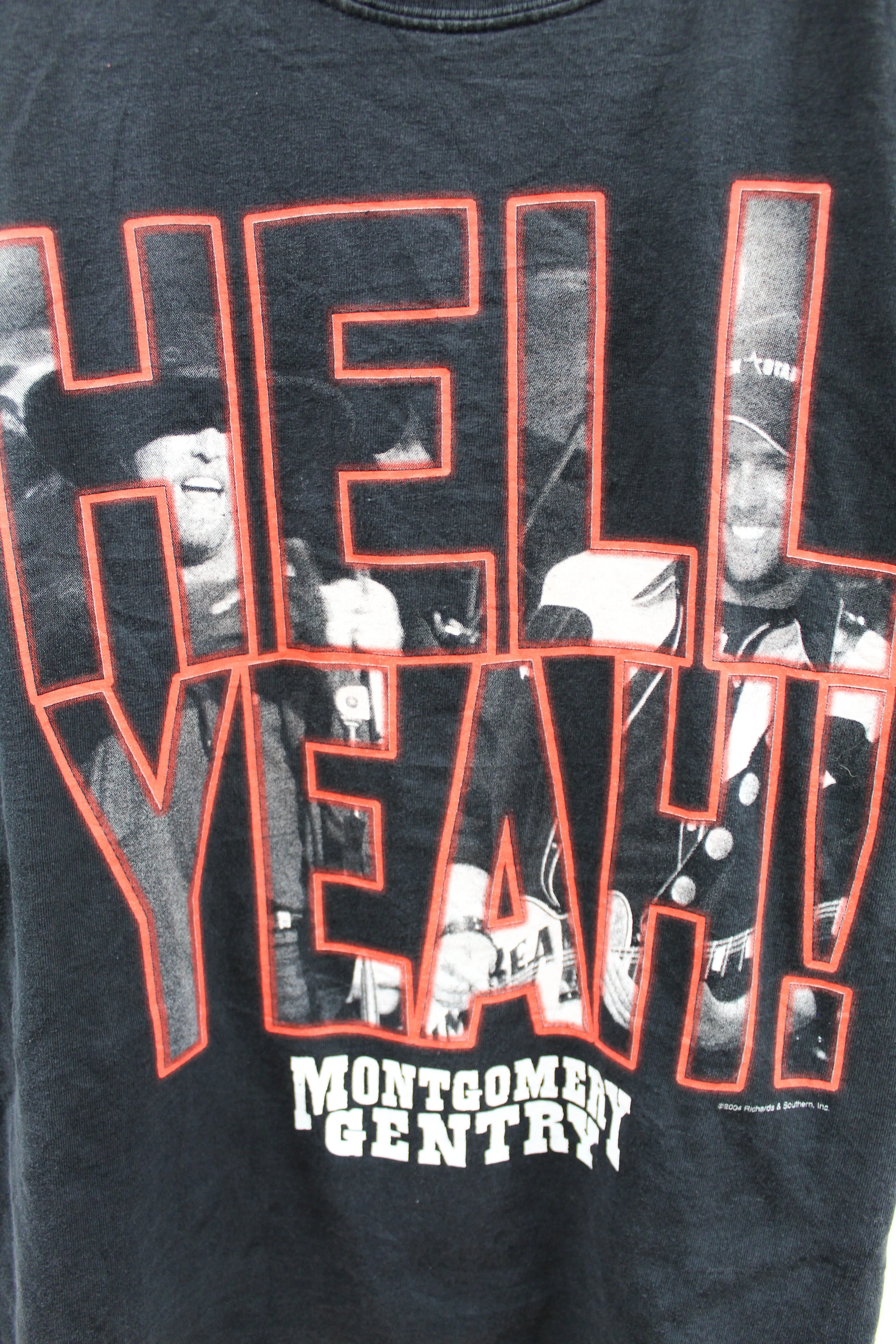 X - Vintage 2004 Montgomery Gentry Hell Yeah! Turn It Right On Tee sold by HG Vintage product image thumbnail 2