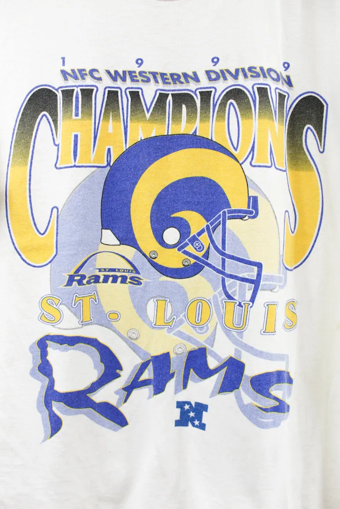 Z- Vintage 1999 St Louis Rams NFC West Champs NFL Hanes Tee sold by HG Vintage product image thumbnail 2