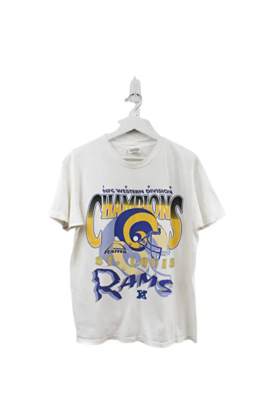 Z- Vintage 1999 St Louis Rams NFC West Champs NFL Hanes Tee sold by HG Vintage