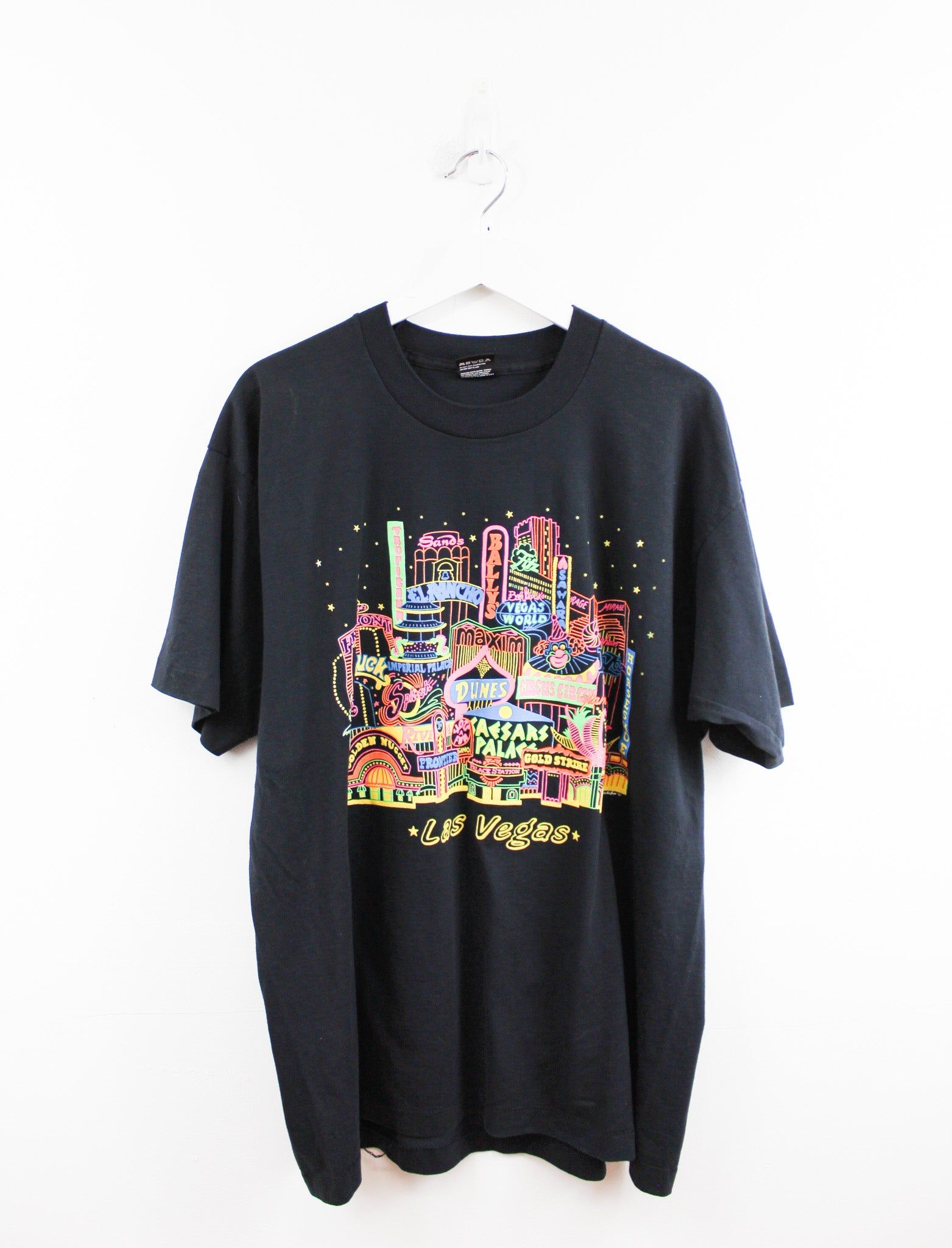 Las Vegas Strip Neon Graphic Tee sold by HG Vintage