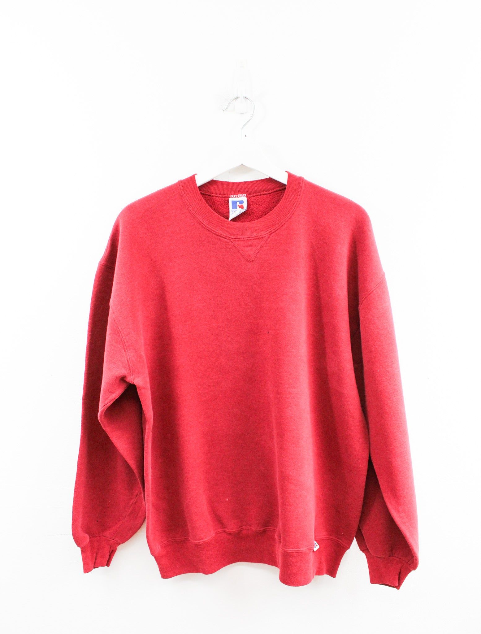 Vintage 90s Russell Athletic Made In The USA Blank Crewneck sold by HG Vintage