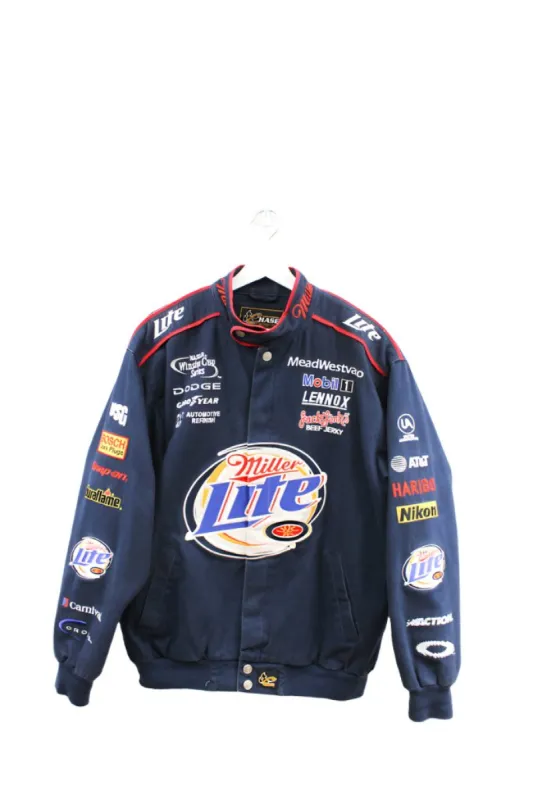Z - Vintage Chase Authentic Nascar Rusty Wallace Miller Lite Driver's Line Racing Jacket sold by HG Vintage