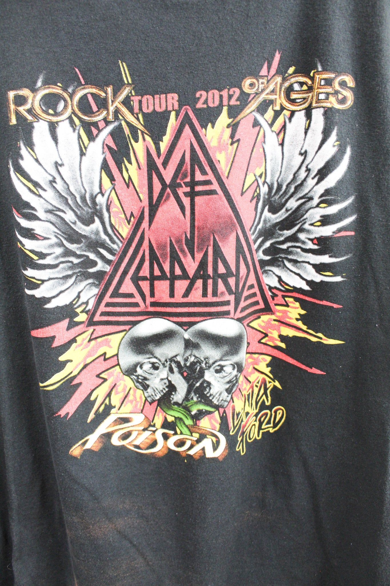 Def Leppard Rock Of Ages 2012 Tour Tee sold by HG Vintage product image thumbnail 2