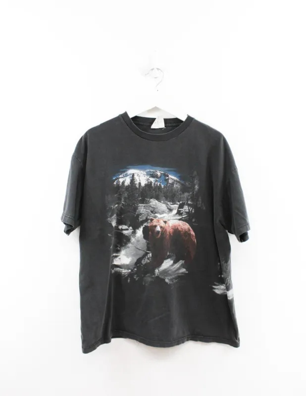 Vintage Bear & Mountain Tee sold by HG Vintage