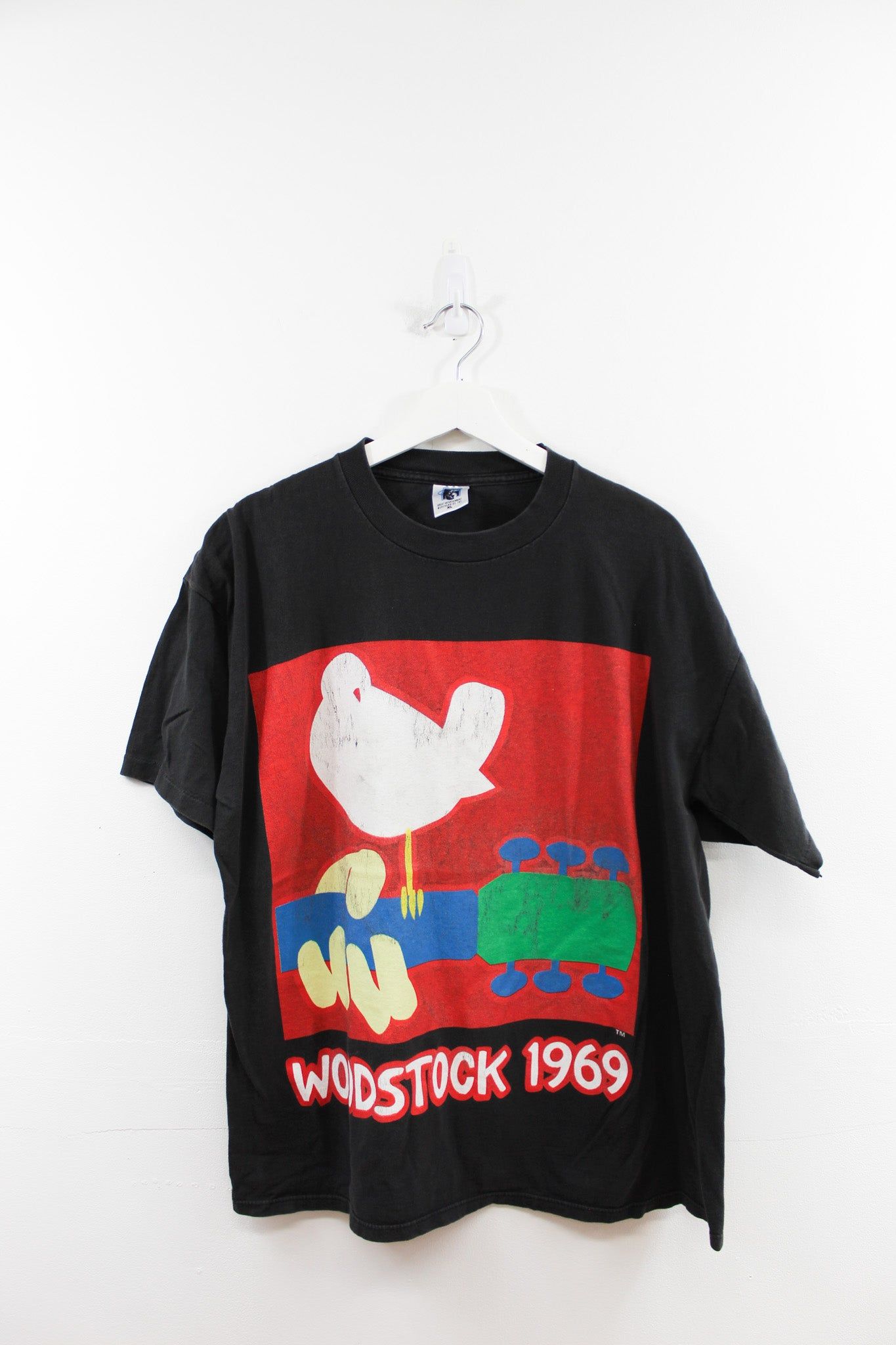 CC- Vintage 1969 Woodstock Logo Gem Tag Single Stitch Tee sold by HG Vintage