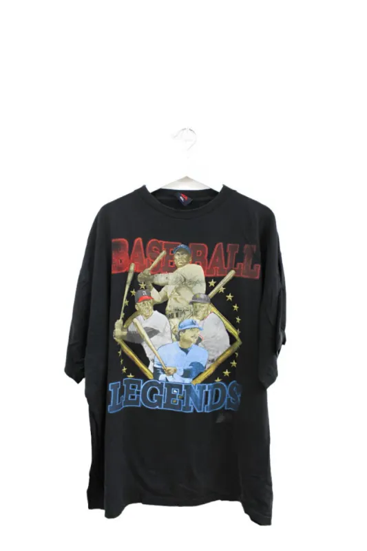 Z - Vintage MLB Baseball Legends Picture Graphic Tee sold by HG Vintage