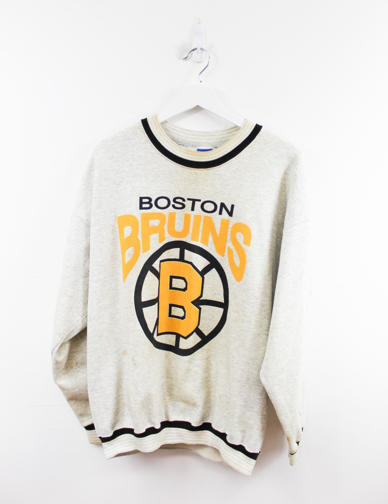 NHL Boston Bruins Logo Crewneck sold by HG Vintage