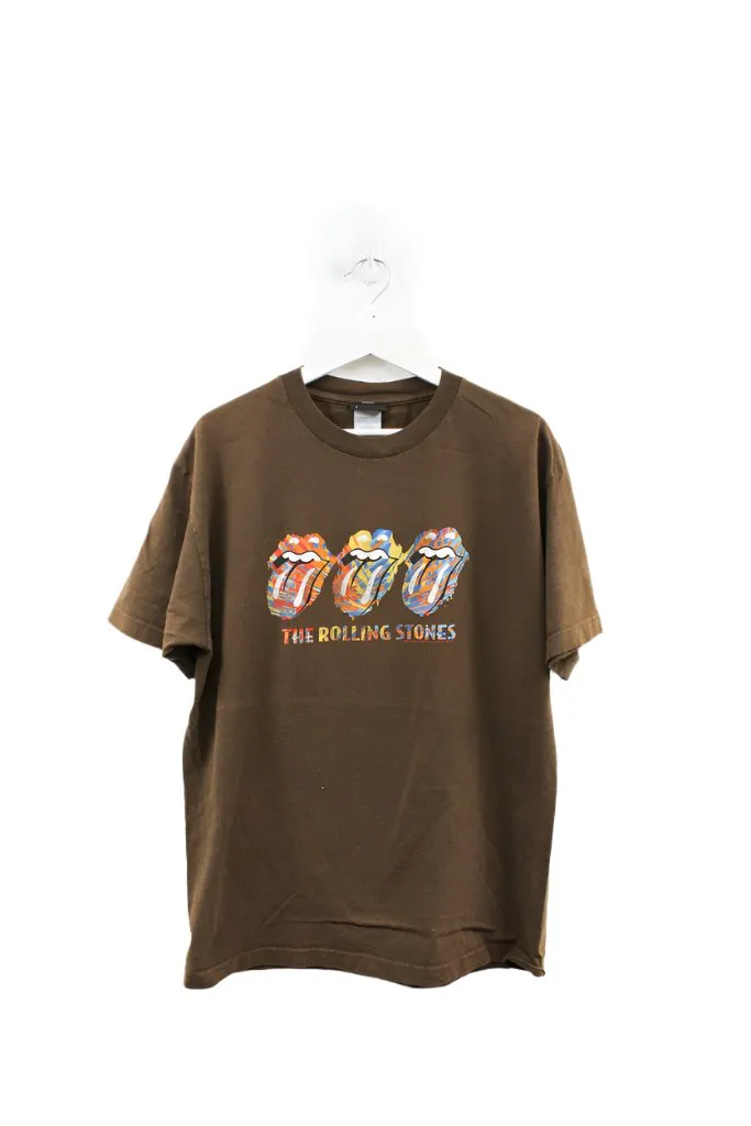 Z- Vintage 2005 The Rolling Stones Tongue Logo & Script Tee sold by HG Vintage
