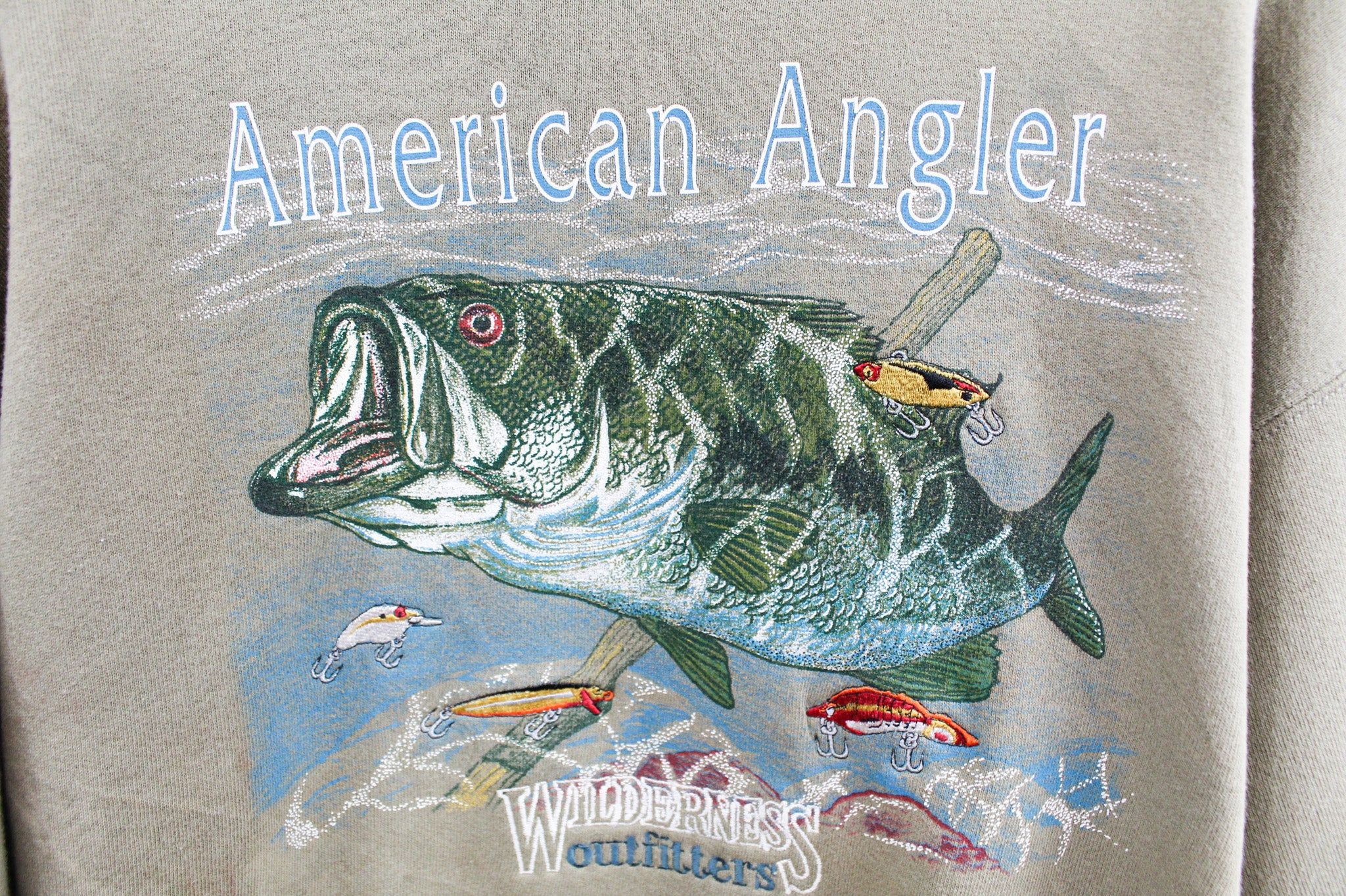 Vintage American Angler Embroidered Fish Crewneck sold by HG Vintage product image thumbnail 2