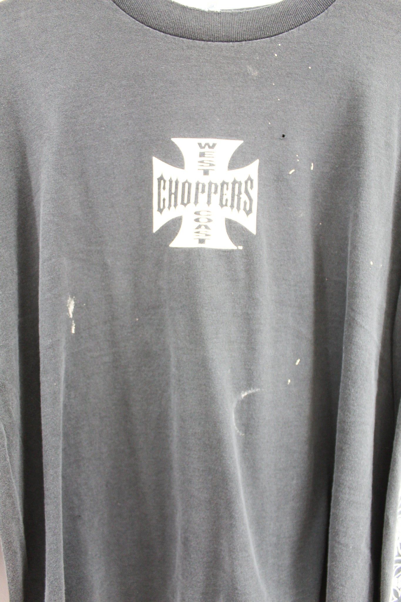 West Coast Choppers Long Beach Logo Long Sleeve Tee sold by HG Vintage product image thumbnail 6