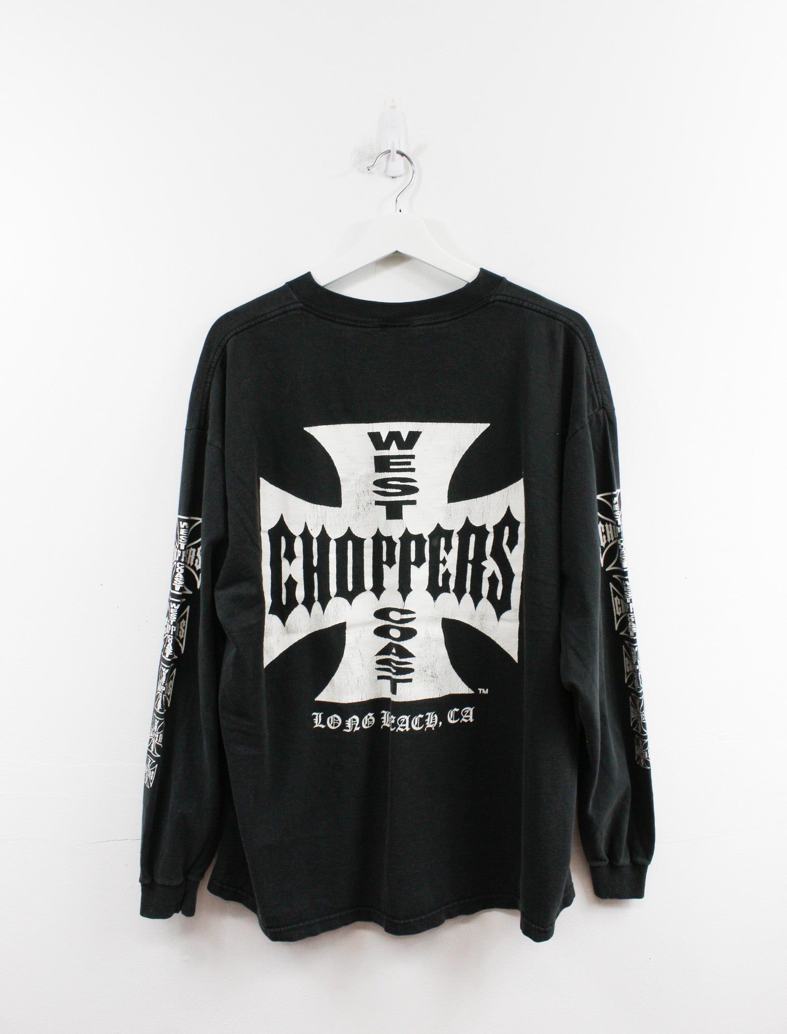 West Coast Choppers Long Beach Logo Long Sleeve Tee sold by HG Vintage product image thumbnail 4
