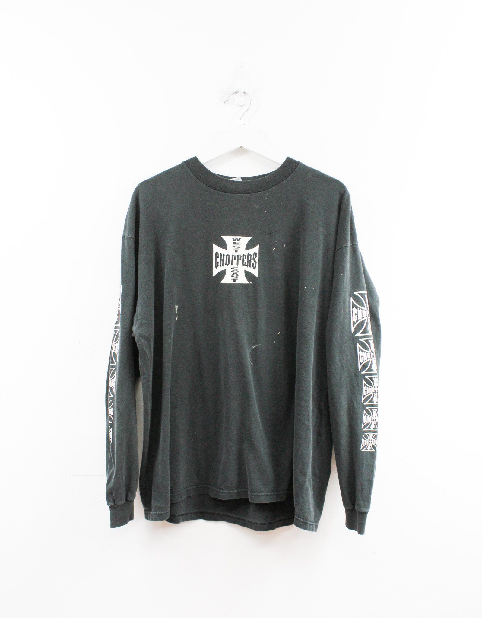 West Coast Choppers Long Beach Logo Long Sleeve Tee sold by HG Vintage