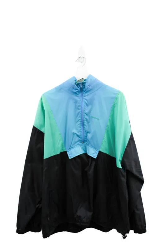 Z - Vintage 90s Reebok Sports Anorak Nylon Windbreaker made by Reebok