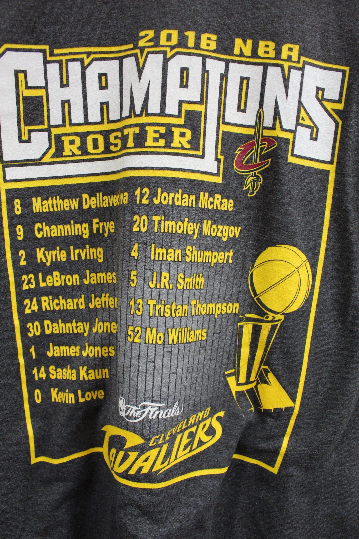NBA Cleveland Cavaliers 16' Champ Tee sold by HG Vintage product image thumbnail 4