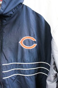 NFL Chicago Bears Zip Up Windbreaker sold by HG Vintage