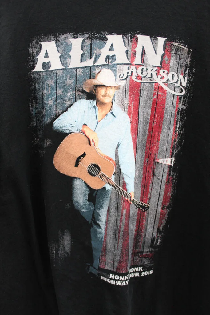 Z - Alan Jackson 2018 Honky Tonk Highway Tour Tee sold by HG Vintage product image thumbnail 2