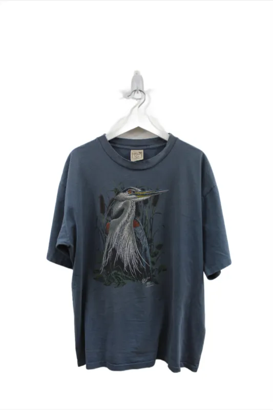 X - Vintage 92' Single Stitch Wild Cotton Heron In Pond Tee sold by HG Vintage