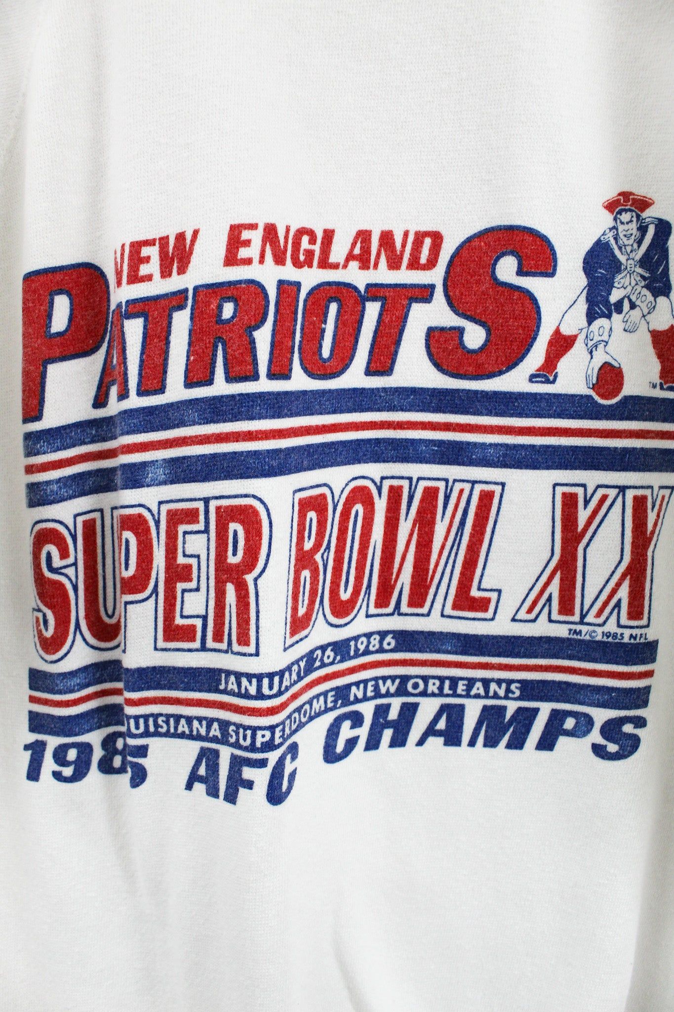 NFL New England Patriots 85' AFC Champ Crewneck sold by HG Vintage product image thumbnail 2