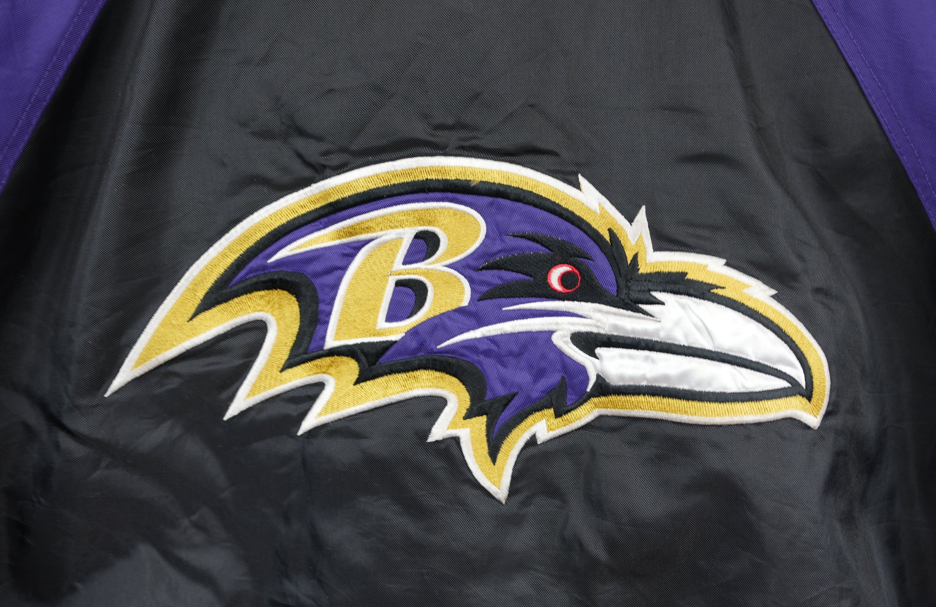 Baltimore Ravens Embroidered Vintage NFL Bomber Jacket sold by HG Vintage product image thumbnail 4