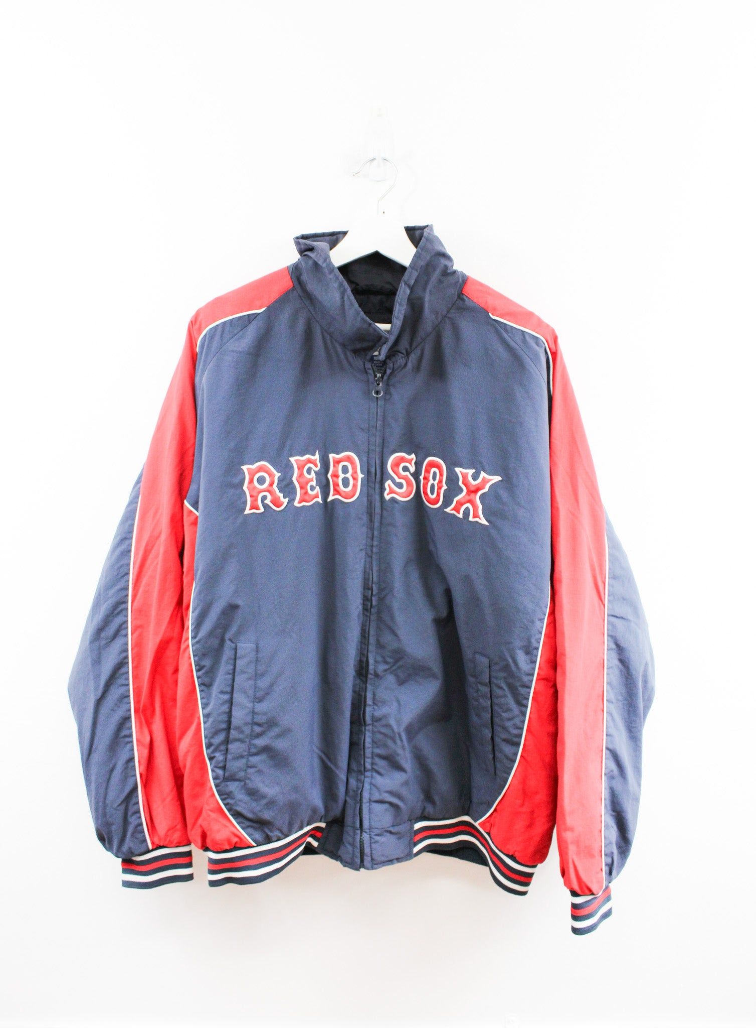 Vintage MLB Boston Red Sox Lined Quilt Jacket sold by HG Vintage