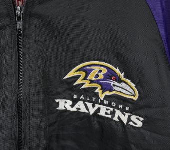 Baltimore Ravens Embroidered Vintage NFL Bomber Jacket sold by HG Vintage