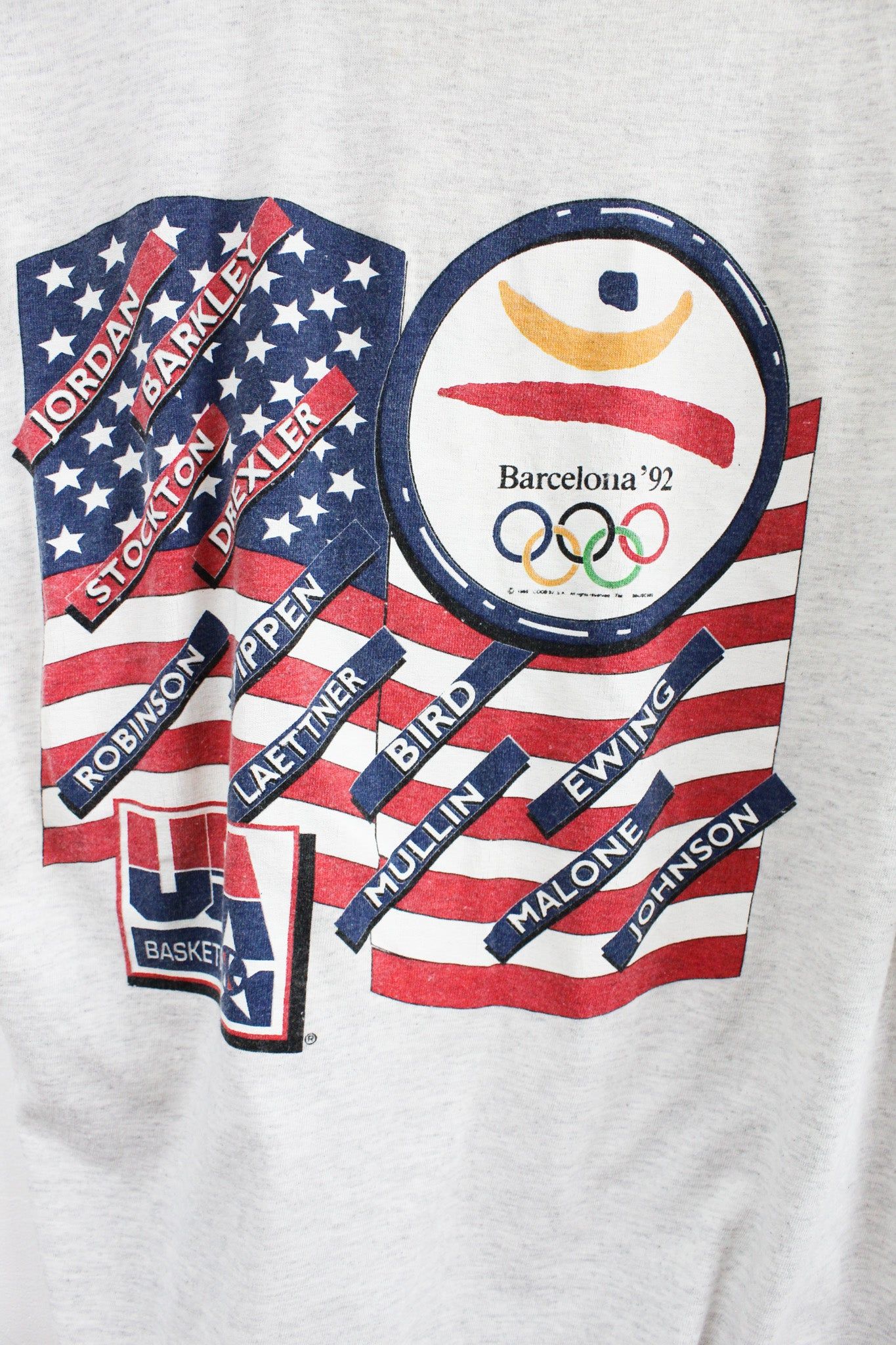 Team USA '92 Olympic Summer Games Basketball Tee sold by HG Vintage product image thumbnail 4