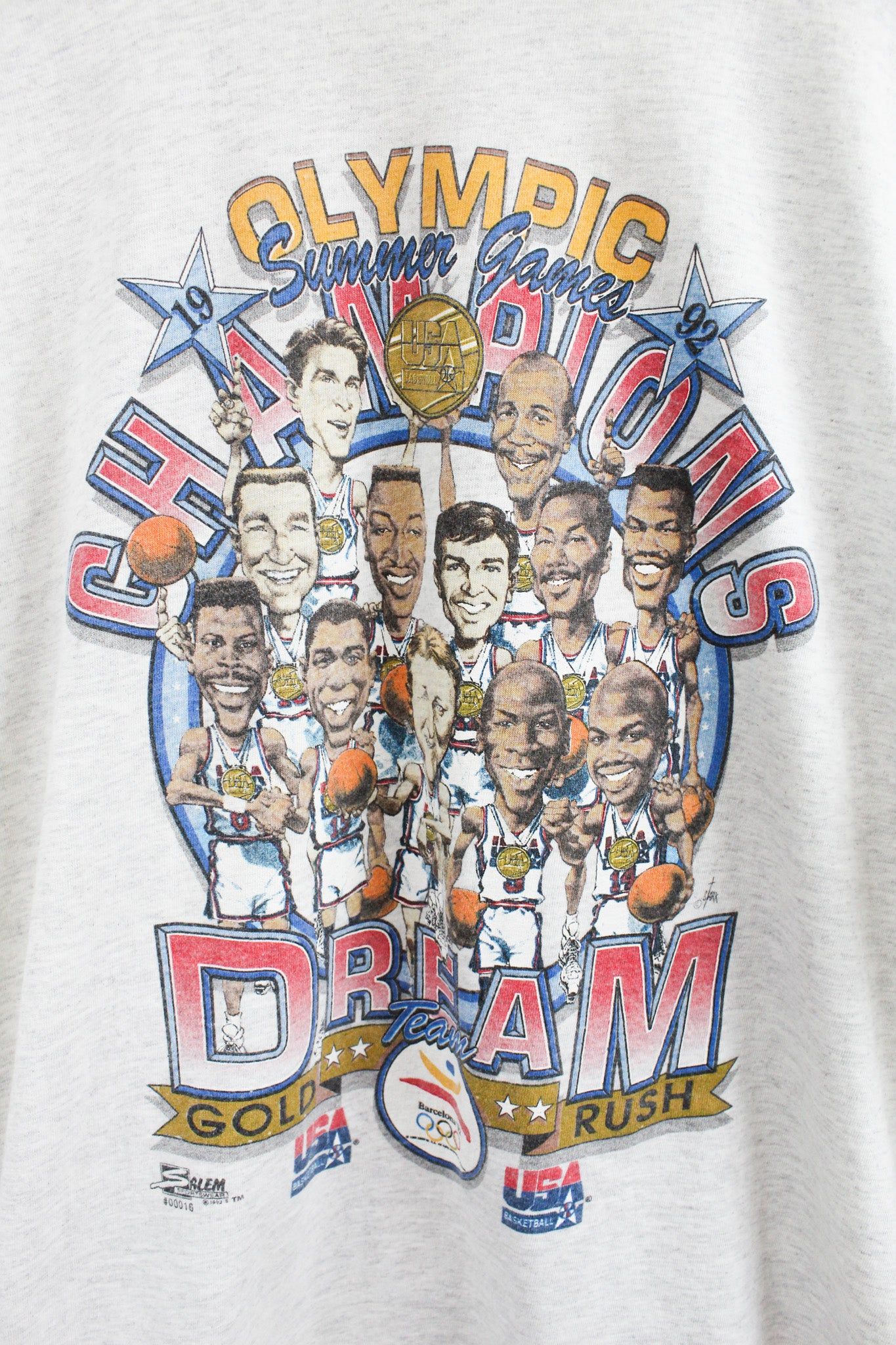 Team USA '92 Olympic Summer Games Basketball Tee sold by HG Vintage product image thumbnail 2