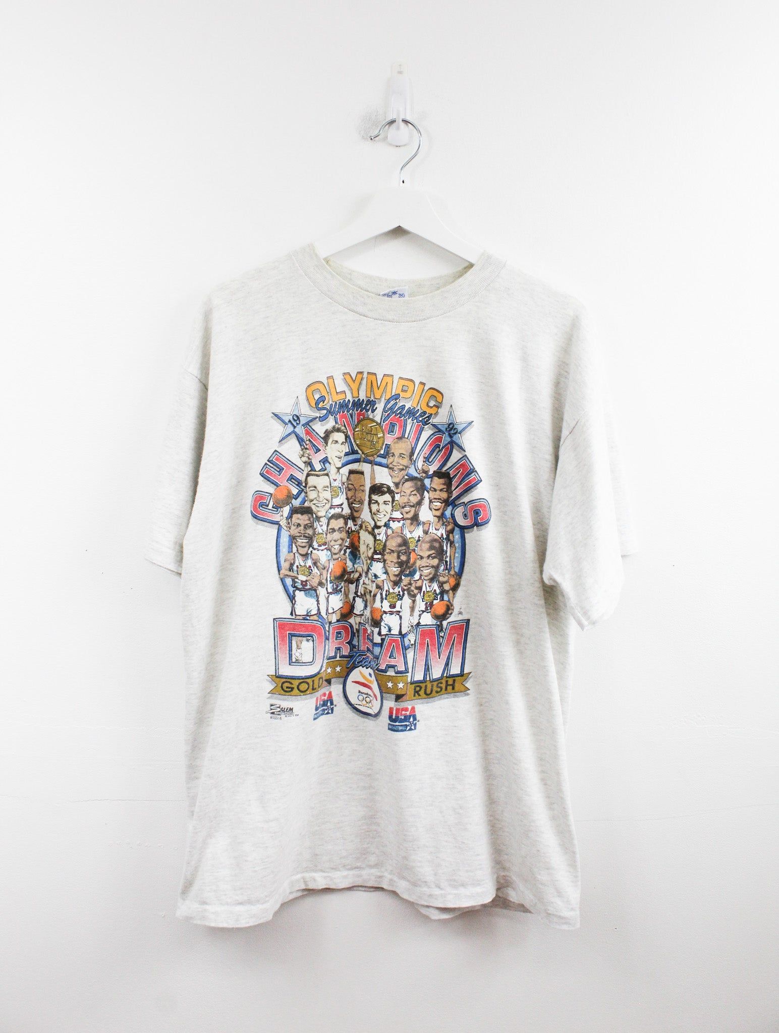 Team USA '92 Olympic Summer Games Basketball Tee sold by HG Vintage