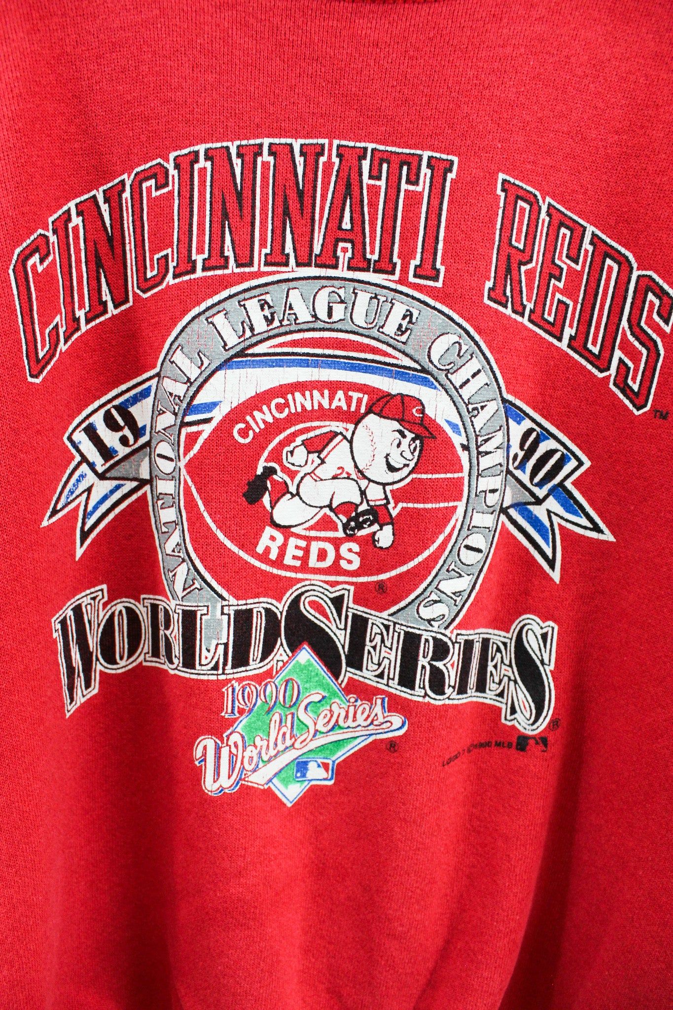 Vintage Logo 7 X MLB Cincinnati Reds 1990 World Champ Crewneck sold by HG Vintage product image thumbnail 2