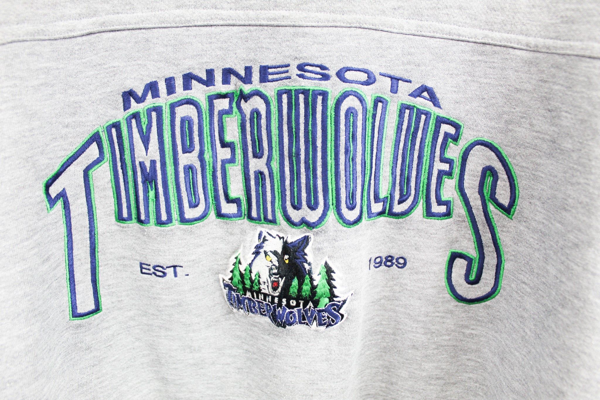Lee X NBA Minnesota Timberwolves Embroidered Logo Crewneck sold by HG Vintage product image thumbnail 2