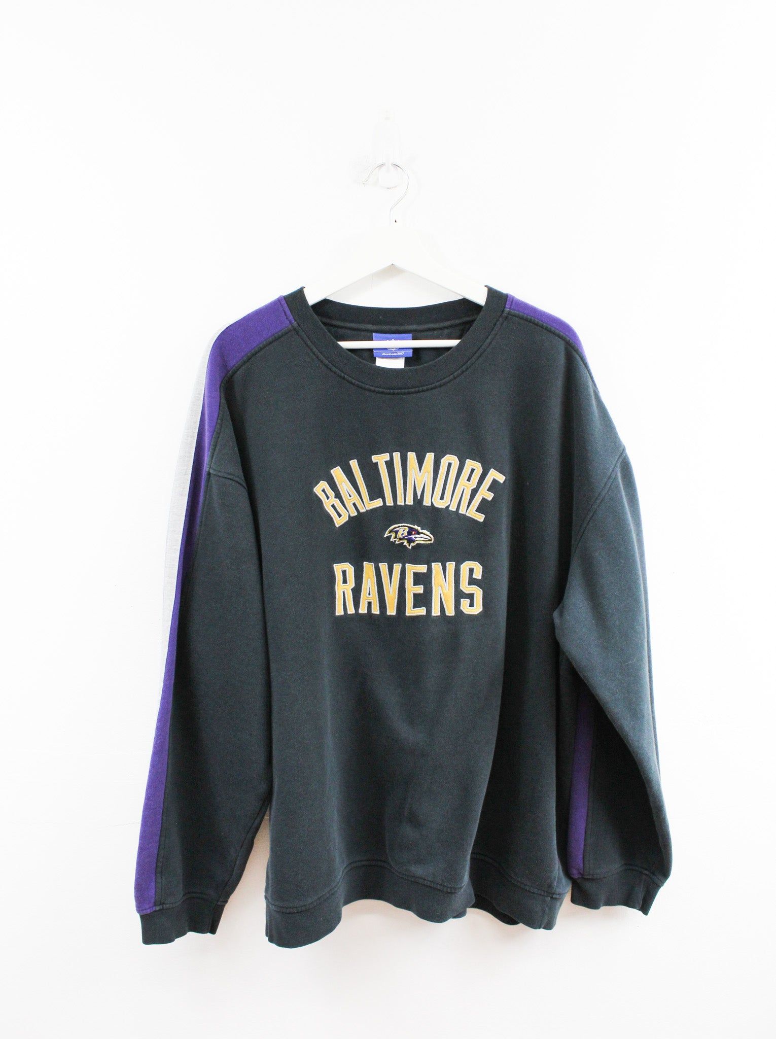 Vintage Reebok NFL Baltimore Raven Logo & Script Crewneck sold by HG Vintage