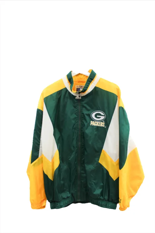 X - Vintage Starter NFL Green Bay Packers Nylon Windbreaker sold by HG Vintage