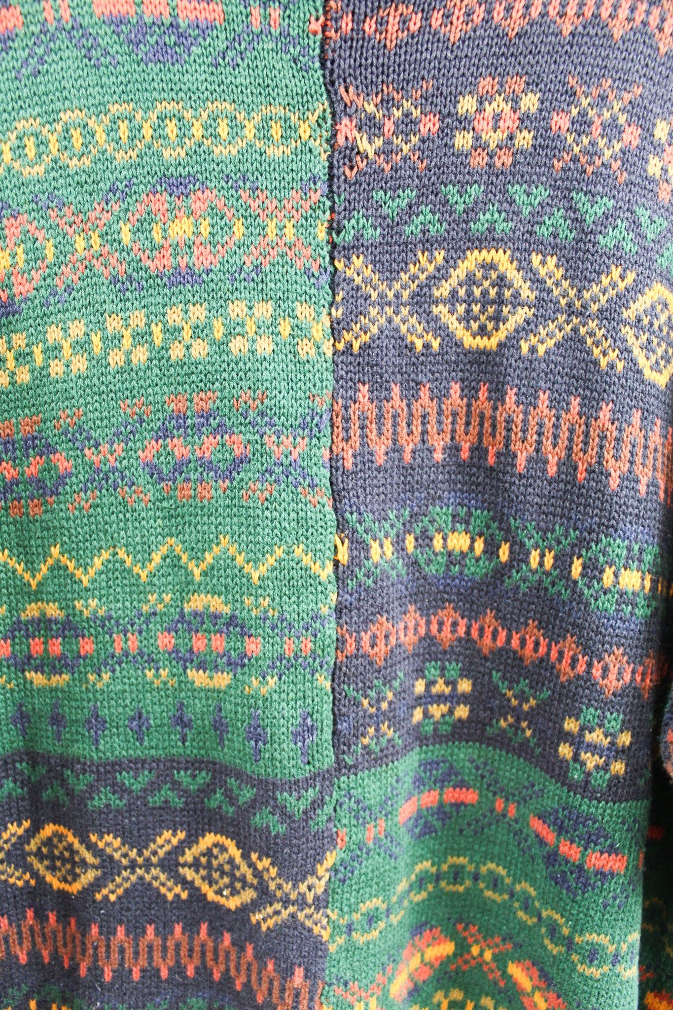 Vintage New River Mix Pattern Knit Sweater sold by HG Vintage product image thumbnail 2