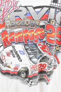 Vintage Nascar Kevin Harvick Goodwrench Service Rampage Car All Over Print Tee sold by HG Vintage