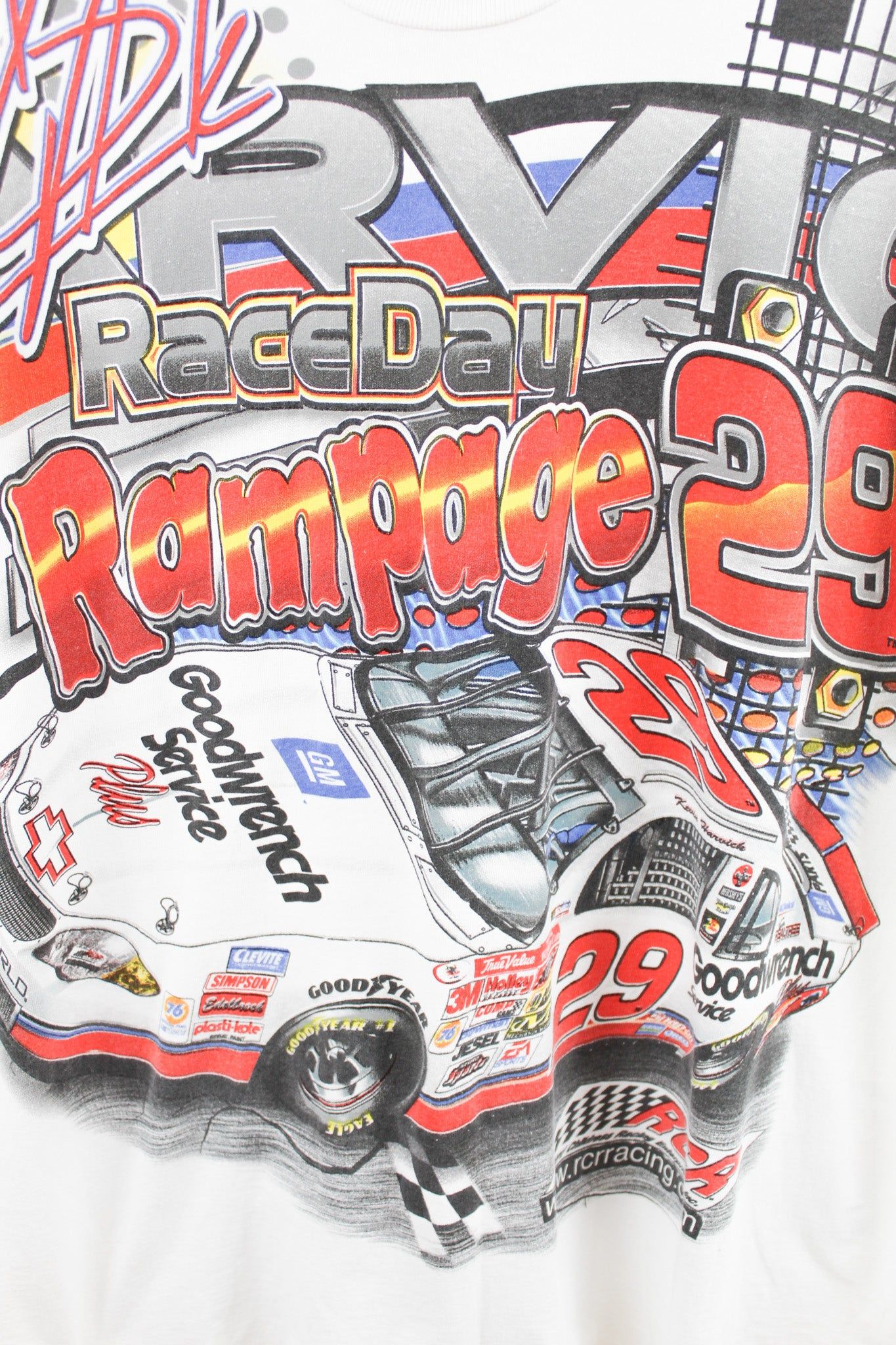 Vintage Nascar Kevin Harvick Goodwrench Service Rampage Car All