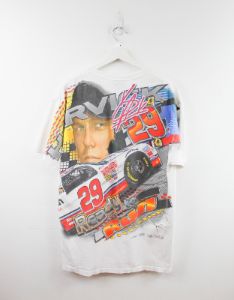 Vintage Nascar Kevin Harvick Goodwrench Service Rampage Car All Over Print Tee sold by HG Vintage