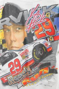 Vintage Nascar Kevin Harvick Goodwrench Service Rampage Car All Over Print Tee sold by HG Vintage