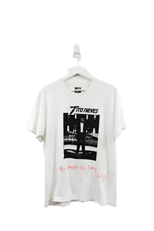 Z- Vintage Tito Nieves Picture Concert Single Stitch Tee Signed By Tito Nieves sold by HG Vintage