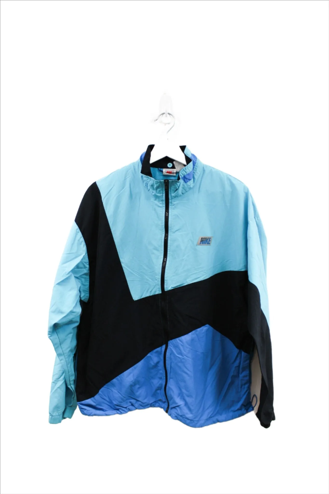 X - Vintage 90s Nike Colour Block Light Nylon Windbreaker Jacket sold by HG Vintage
