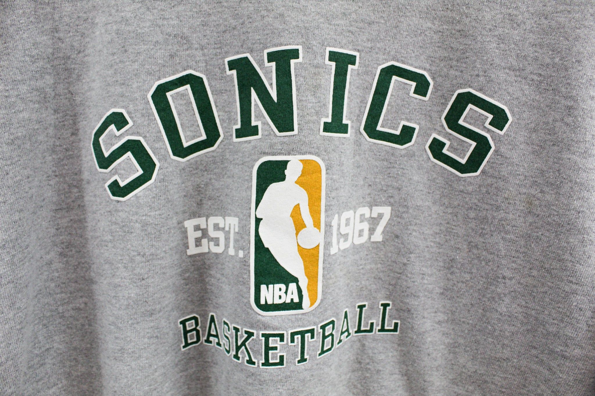NBA Seattle Supersonics Basketball Logo Crewneck sold by HG Vintage product image thumbnail 2