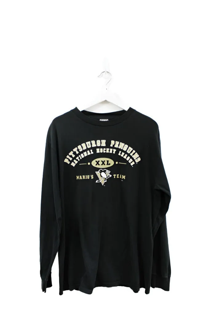 Z - Vintage NHL Pittsburgh Penguins Mario's Team Long Sleeve Tee sold by HG Vintage