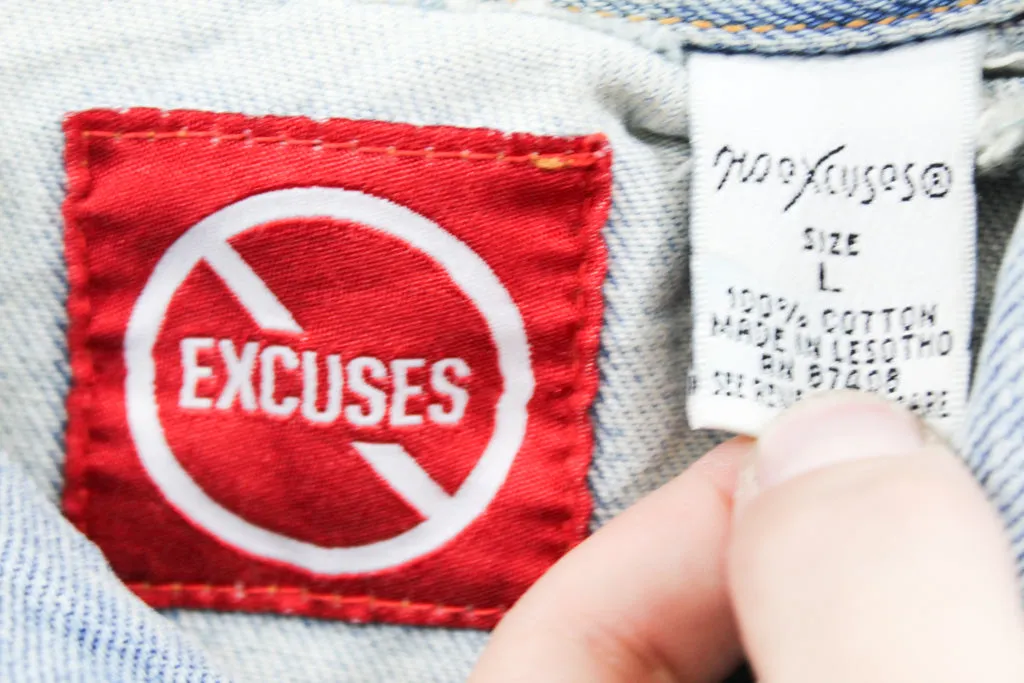 Z - Vintage No Excuses Denim Jacket sold by HG Vintage product image thumbnail 4