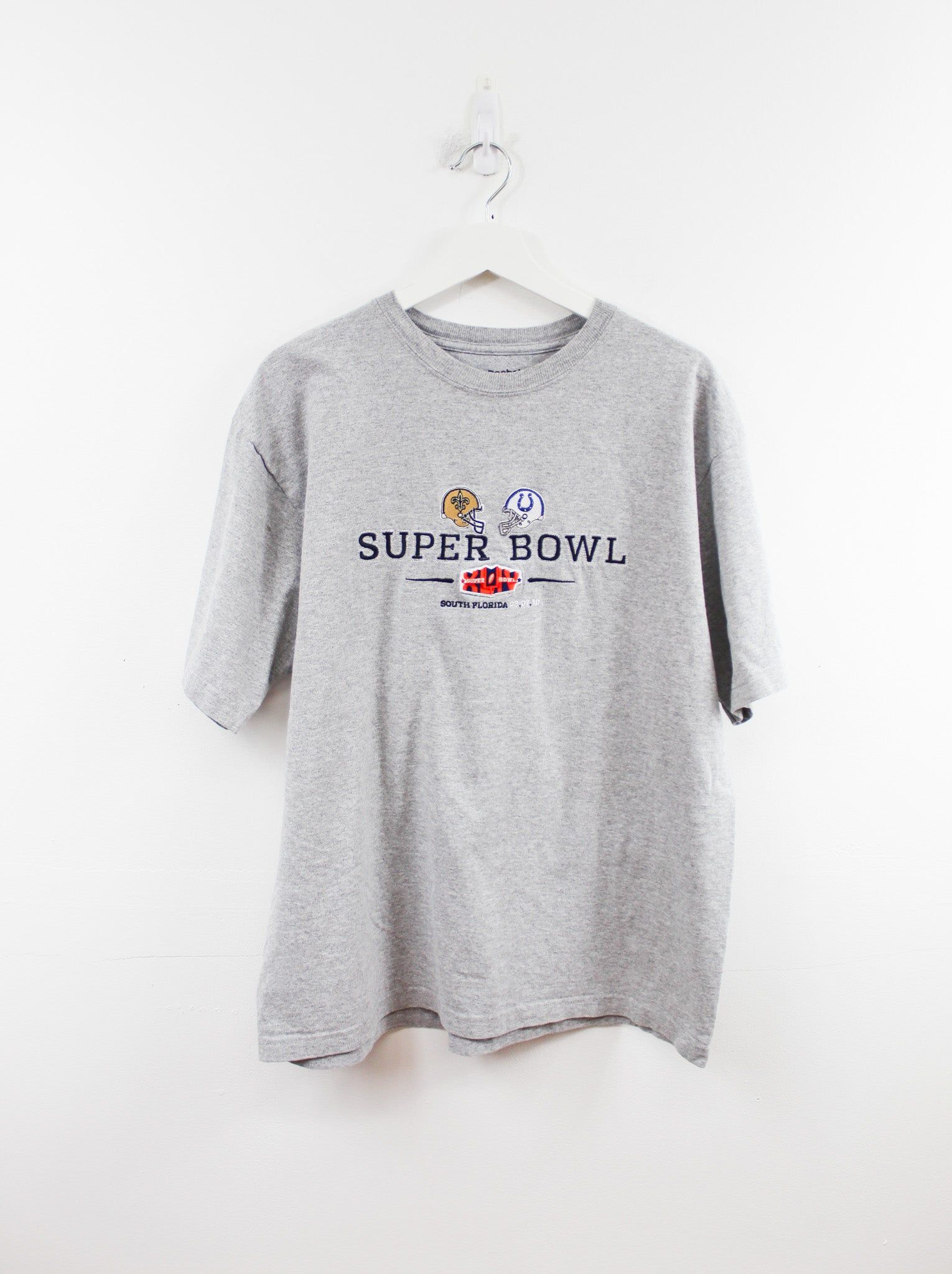 NFL 2010 Super Bowl Saints Vs Colt Embroidered Tee sold by HG Vintage