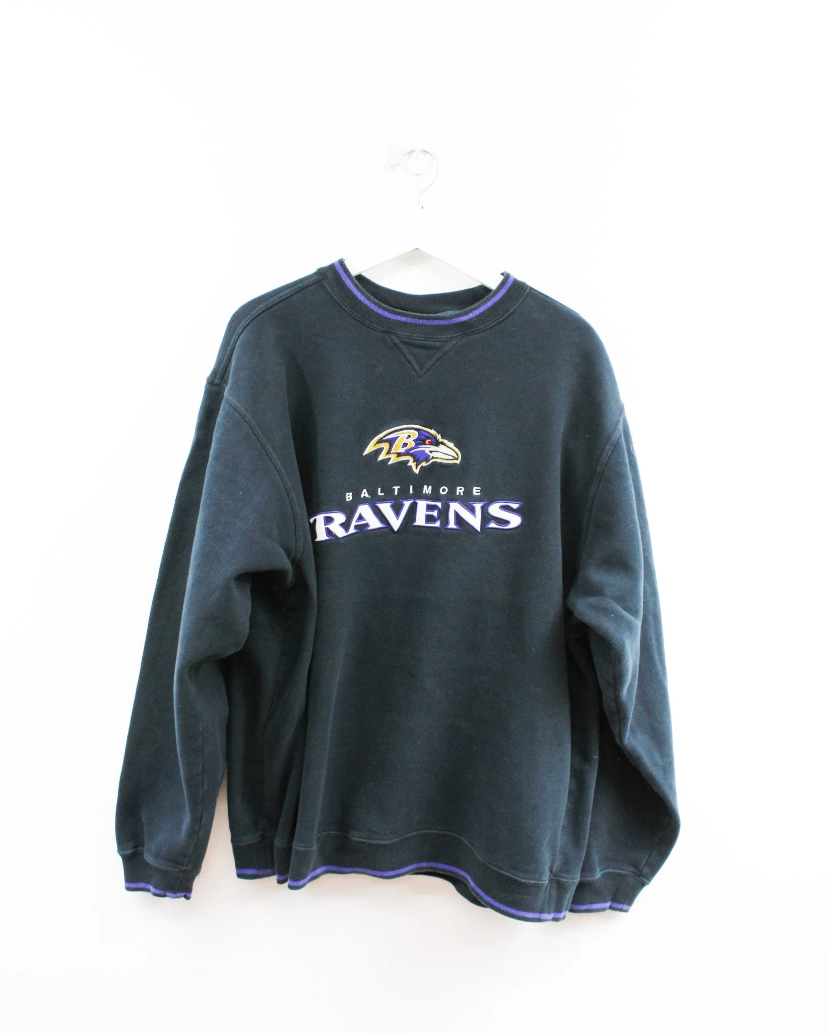 Nfl Baltimore Ravens Embroidered Crewneck sold by HG Vintage