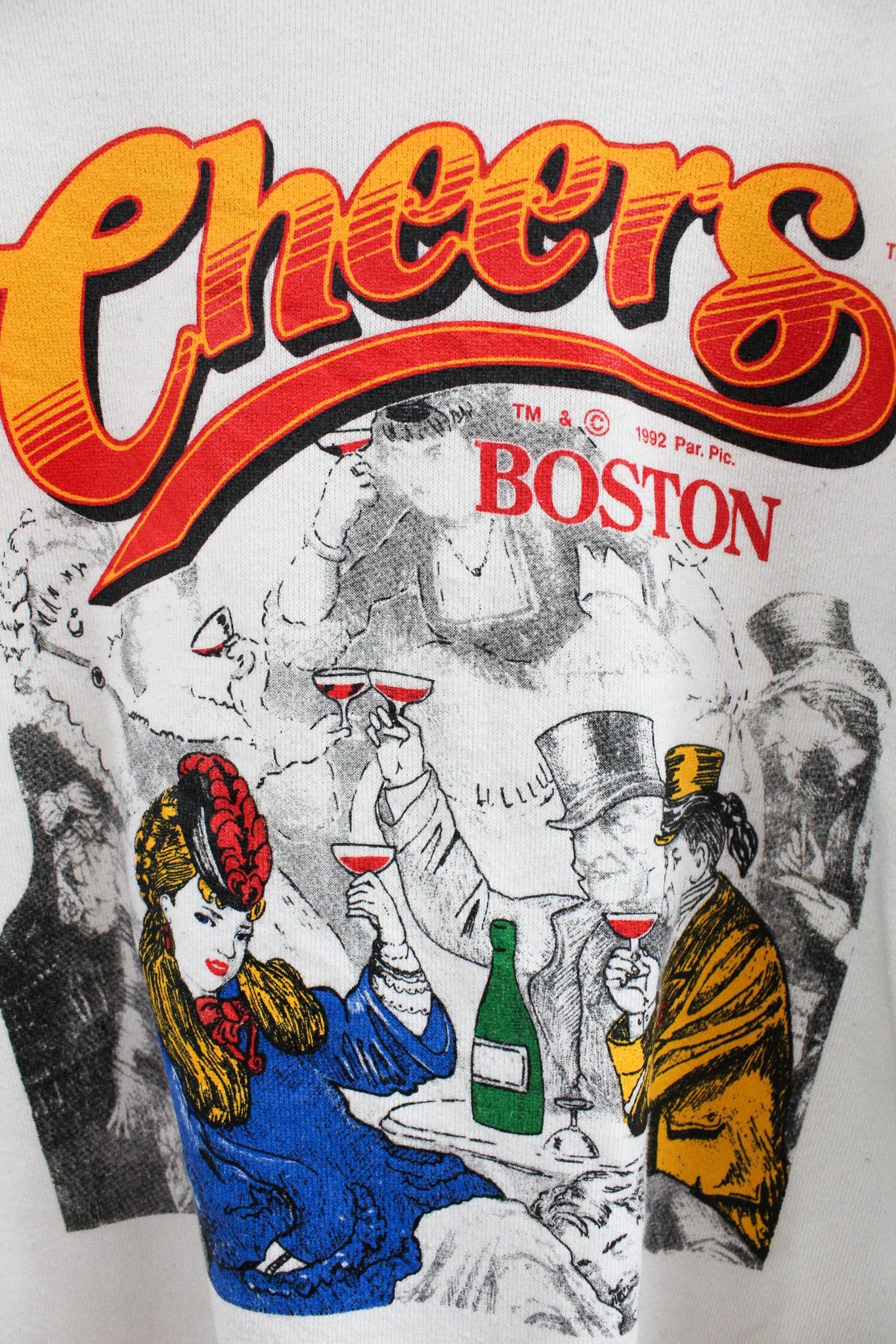 Vintage 92' Cheers Boston Graphic Crewneck sold by HG Vintage product image thumbnail 3