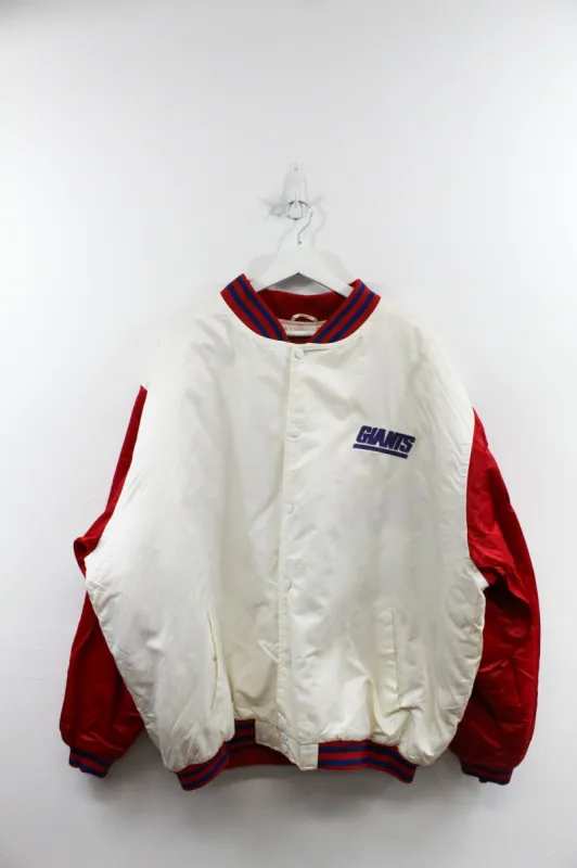 Vintage Reebok NFL New York Giants Satin Bomber Jacket sold by HG Vintage