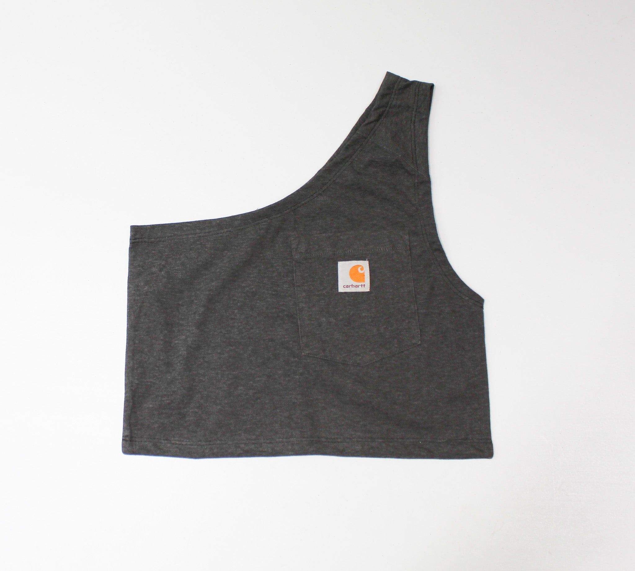 Haus Of Mojo Vintage Reworked Carhartt One Shoulder Cropped Top sold by HG Vintage