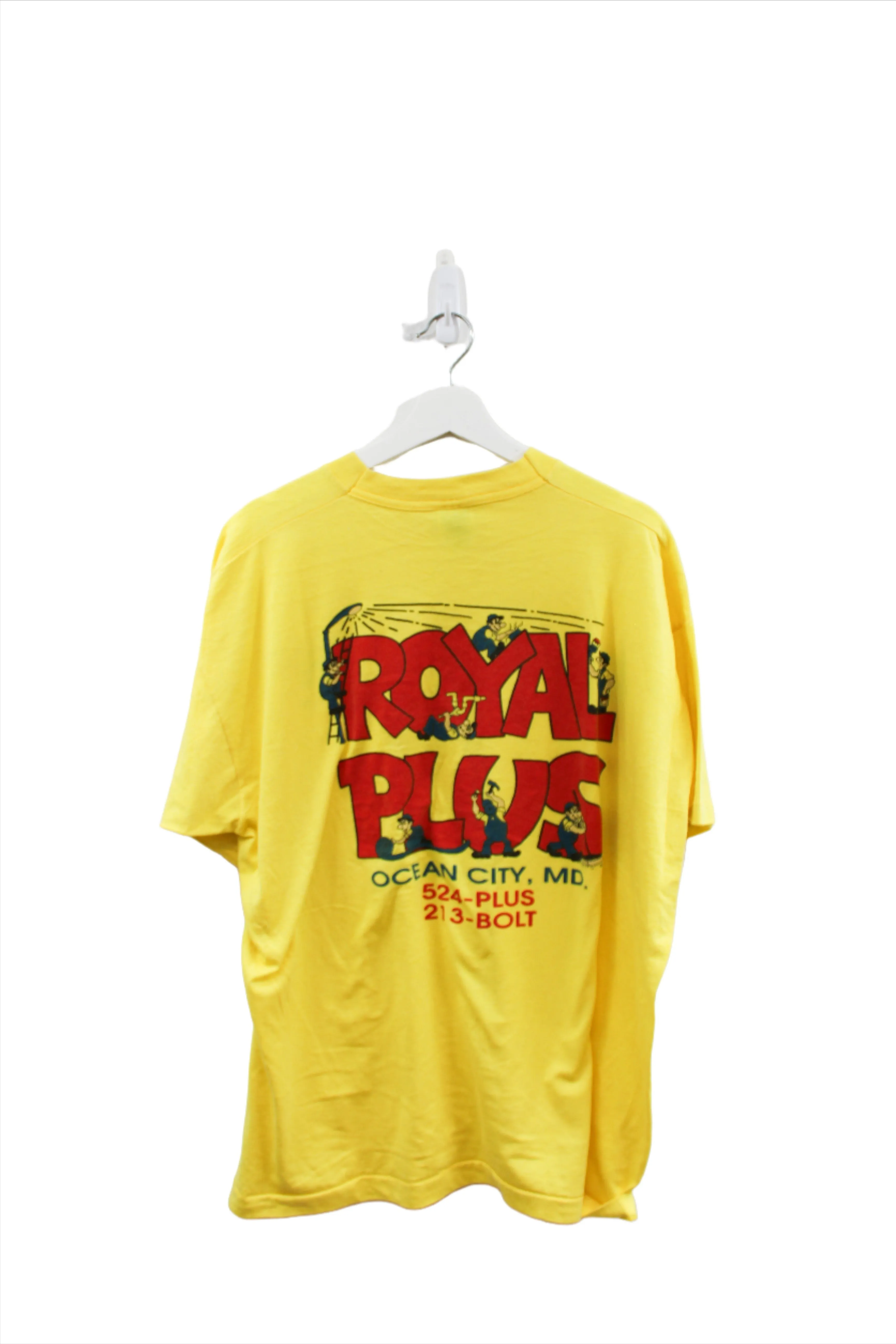 Z - Vintage Single Stitch Royal Plus Repair Men Graphic Fruit Of The Loom Tag Tee sold by HG Vintage product image thumbnail 4